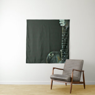 Bass-Gitarrist-Geschenke Wandteppich
