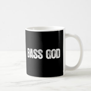Bass-Gott-Schwarzes Tasse