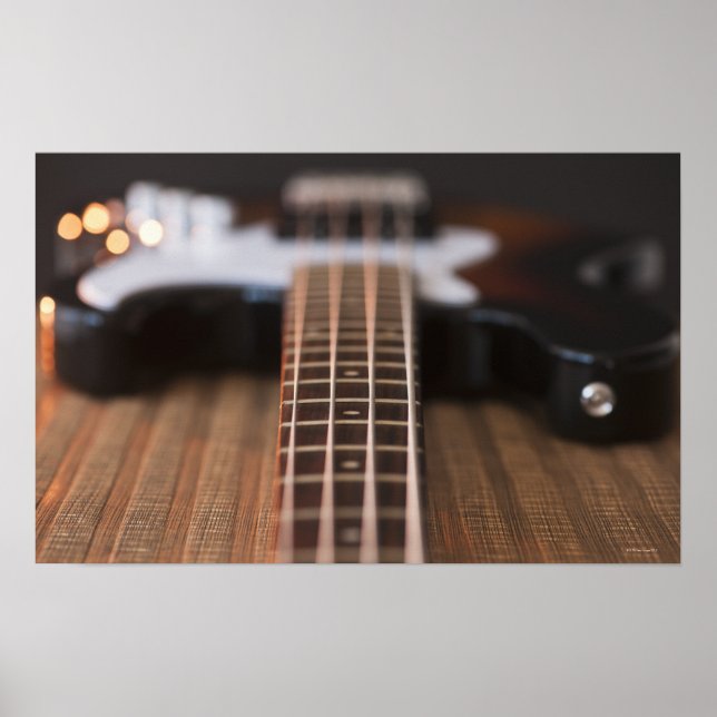 Bass Guitar 3 Poster (Vorne)