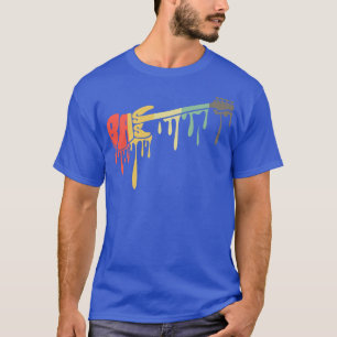 Bass Guitar Art für Gitarrist Musiker Bassist Pla T-Shirt