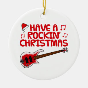 Bass Guitar Bassist Weihnachtsschmuck