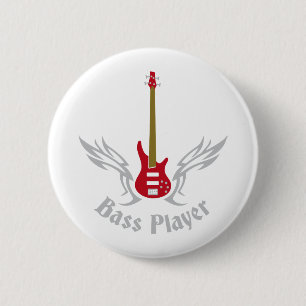 bass guitar button