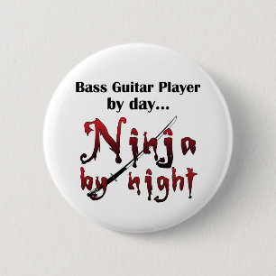 Bass Guitar Ninja Button
