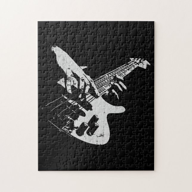 Bass Guitar Player Gift Bassist Puzzle (Vertikal)