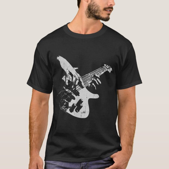Bass Guitar Player Gift Bassist T-Shirt (Vorderseite)