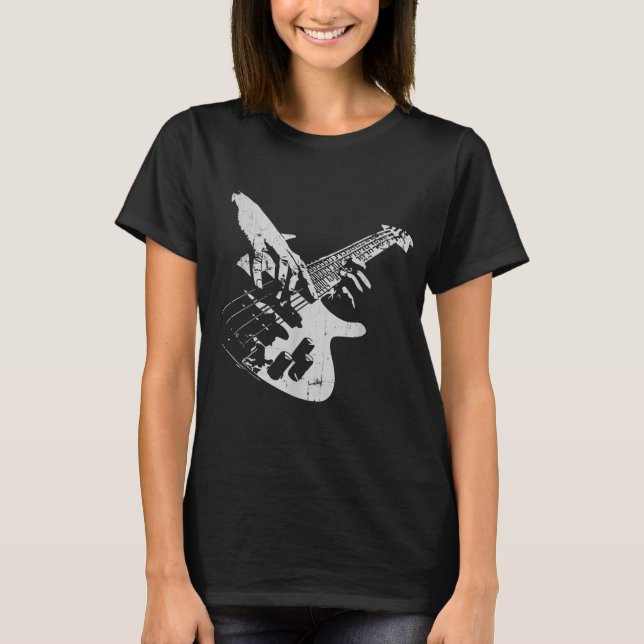 Bass Guitar Player Gift Bassist T-Shirt (Vorderseite)