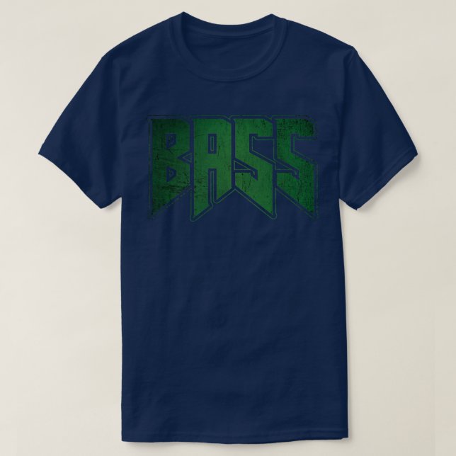 Bass Guitar Player RockHeavy MetalGrunge Band 100 T-Shirt (Design vorne)