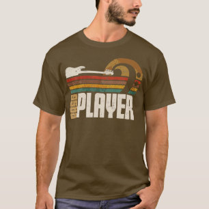 Bass Guitar Player Vintag Bass Clef Geschenk für B T-Shirt