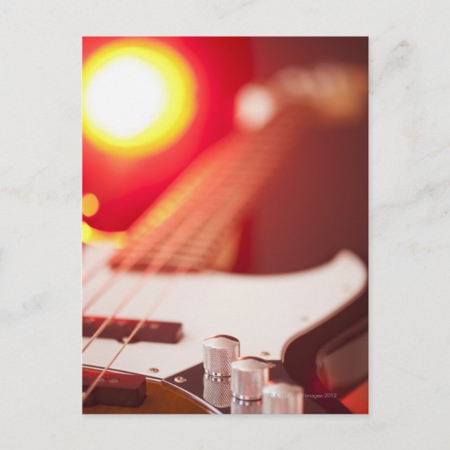 Bass Guitar Postkarte (Vorderseite)