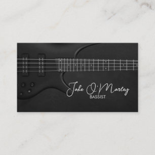 Bass Guitarist Guitar Bassist Visitenkarte