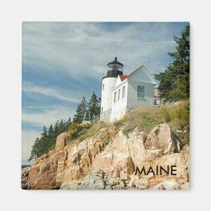 BASS-HAFEN-LEUCHTTURM, MAINE MAGNET