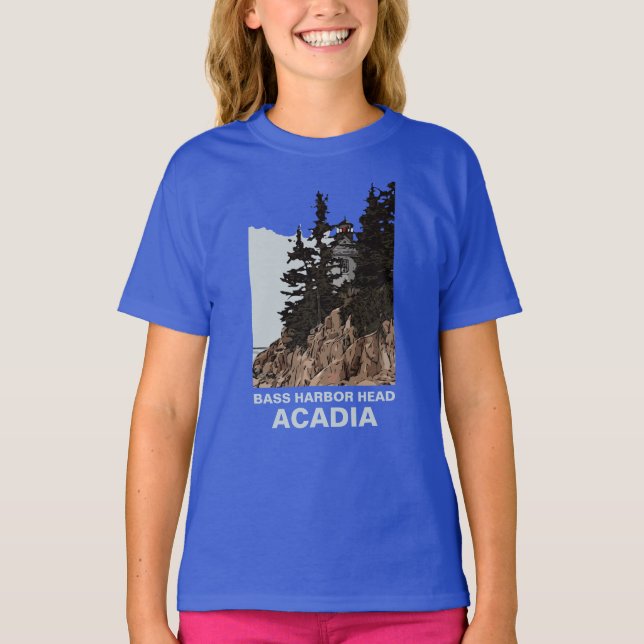 BASS HARBOR HEAD T-Shirt (Vorderseite)