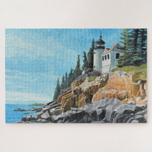 Bass Harbor Leuchtturm 1014-Teile-Puzzle Puzzle
