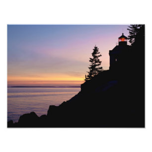 Bass Harbor Leuchtturm auf Mt. Desert Island, Fotodruck