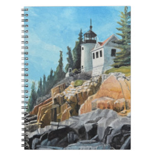 Bass Harbor Leuchtturm Notizblock