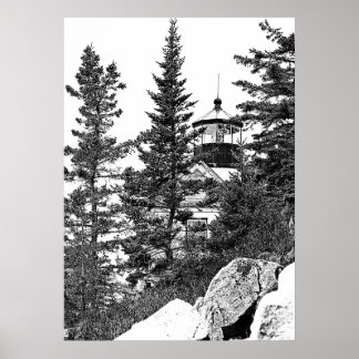 Bass Harbour Head Light Poster - 6