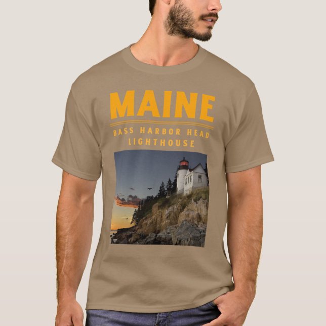 Bass Harbour Head Light T-Shirt (Vorderseite)