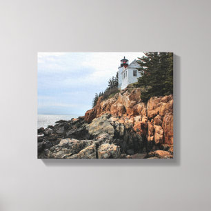 Bass Harbour Head Lighthouse, Maine Canvas Print Leinwanddruck