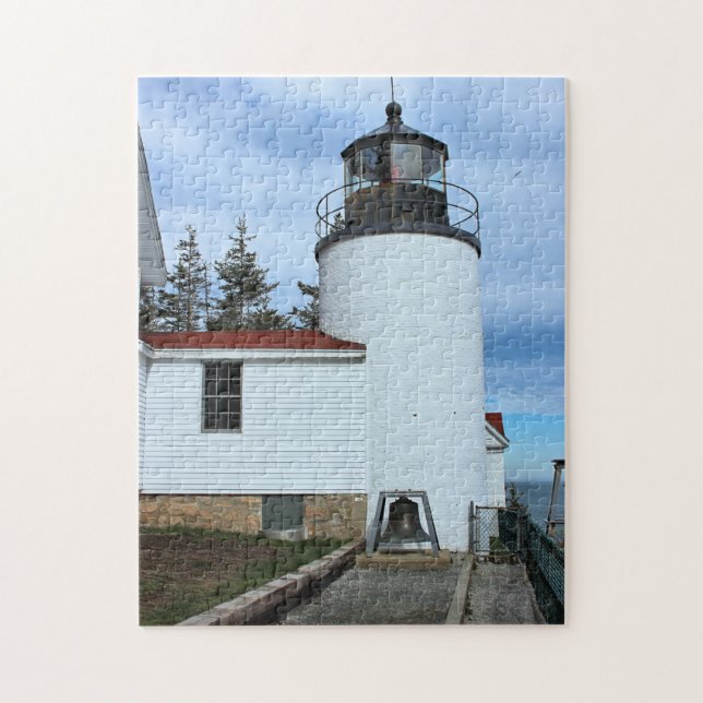 Bass Harbour Head Lighthouse, Maine Jigsaw Puzzle (Vertikal)