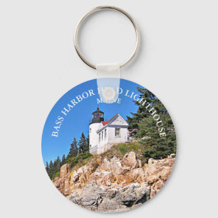 Bass Harbour Head Lighthouse, Maine Keyring Schlüsselanhänger