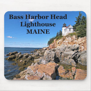 Bass Harbour Head Lighthouse, Maine Mousepad