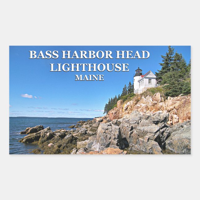 Bass Harbour Head Lighthouse, Maine Stickers (Vorderseite)