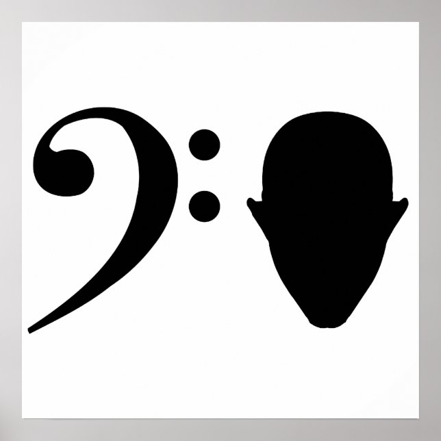 Bass Head Poster (Vorne)