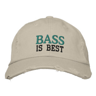 Bass is Best Music Cap Bestickte Baseballkappe
