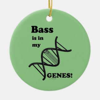 Bass ist in meinen Genen Keramik Ornament