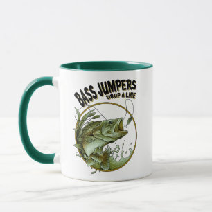 Bass Jumpers Angeln Tasse