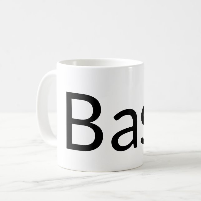 Bass Kaffeetasse (Vorderseite Links)