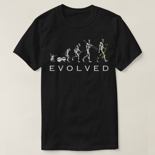 Bass Klarinette-Evolution T-Shirt (Design vorne)