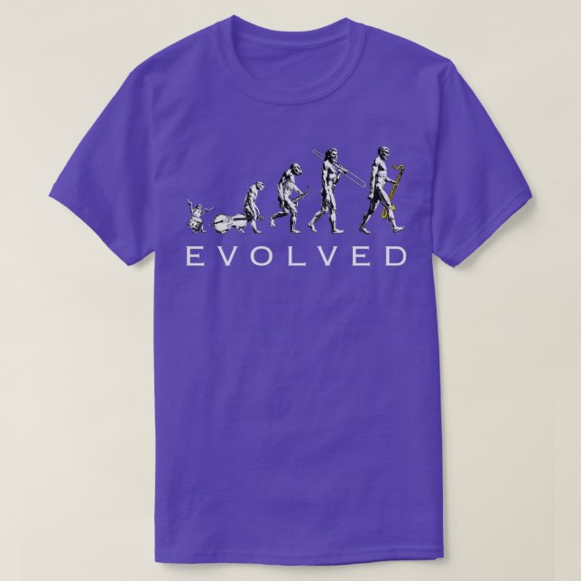 Bass Klarinette-Evolution T-Shirt (Design vorne)