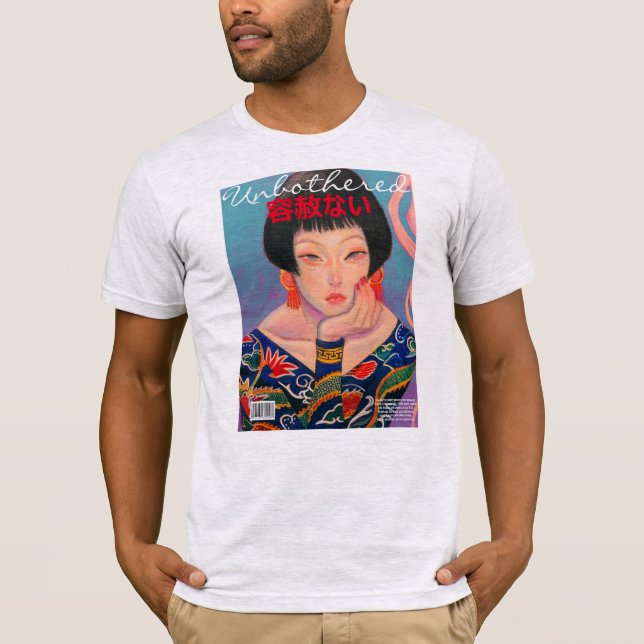 Bass-Kunstabdeckungszeitschrift T-Shirt (Vorderseite)