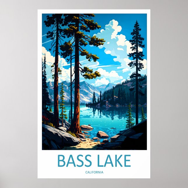 Bass Lake 1 Poster (Vorne)