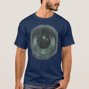 Bass Lautsprecher Woofer Tee Shirt für Musiker DJs