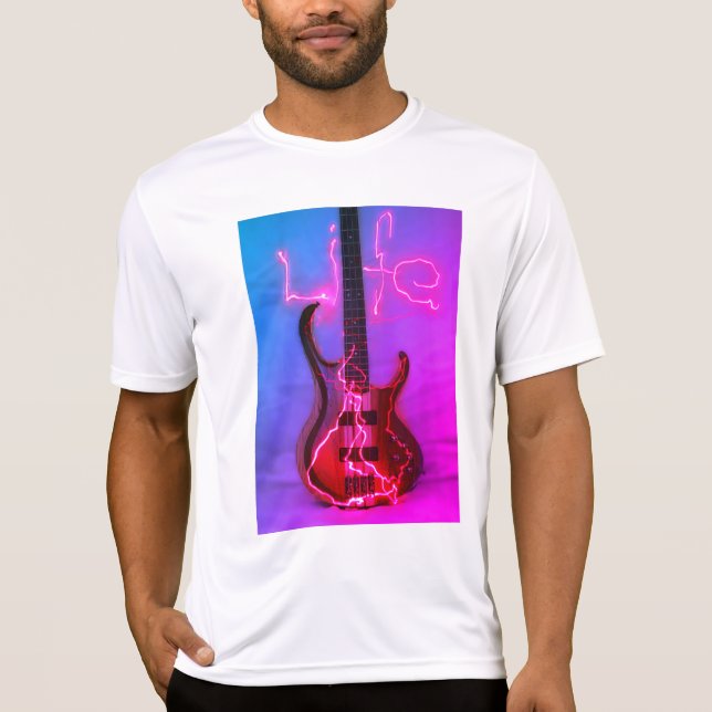 Bass, Leben farbig T-Shirt (Vorderseite)