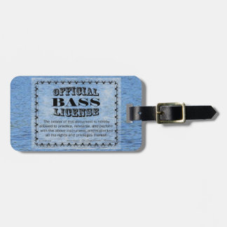 Bass-Lizenz Gepäckanhänger