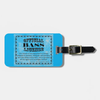 Bass-Lizenz Gepäckanhänger