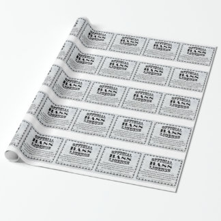 Bass-Lizenz Geschenkpapier