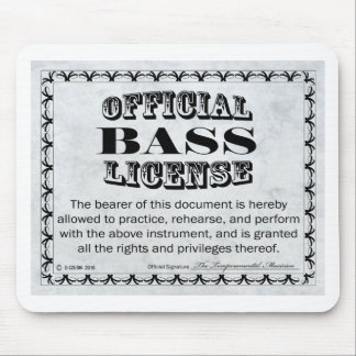 Bass-Lizenz Mousepad