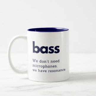 Bass lustige Geschenkidee Tasse Bass Choir Mitglie