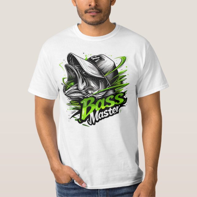 Bass Master-Mens-T-Shirt T-Shirt (Vorderseite)