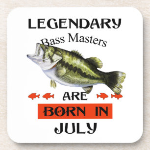 Bass Masters Juli Getränkeuntersetzer