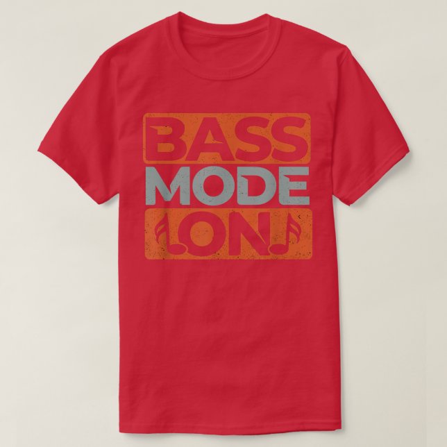 Bass Mode On Funny Choir Singer Musicians Music Gr T-Shirt (Design vorne)