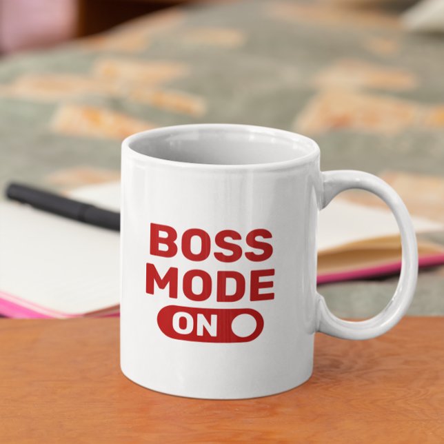 Bass Mode On Red Typografy Coffee Tasse (Von Creator hochgeladen)