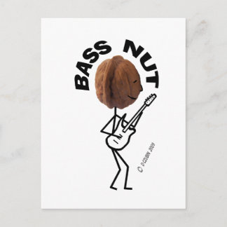 Bass Nut Postkarte