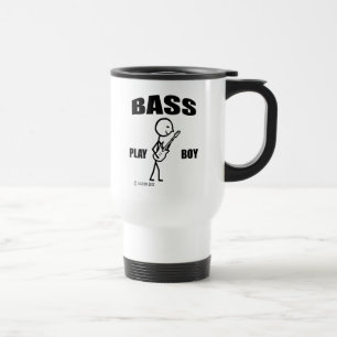 Bass Play Boy Travel Mug Reisebecher