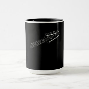 Bass Player Bass Gitarre Musikalisches Design Tasse