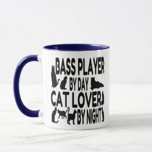 Bass Player Cat Lover Tasse